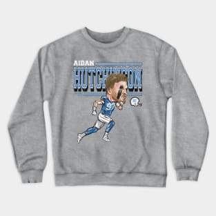 Aidan Hutchinson Detroit Cartoon Crewneck Sweatshirt